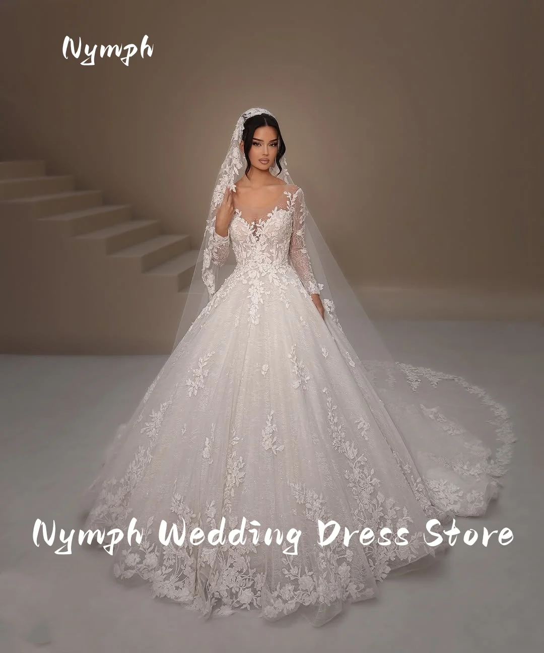 Customized Lace Wedding Dresses For Women 2026 Spring Princess O Neck Long Sleeves Bridal Ball Gown Vestidos De Novias
Customized Lace Wedding Dresses For Women 2026 Spring Princess O Neck Long Sleeves Bridal Ball Gown Vestidos De Novias