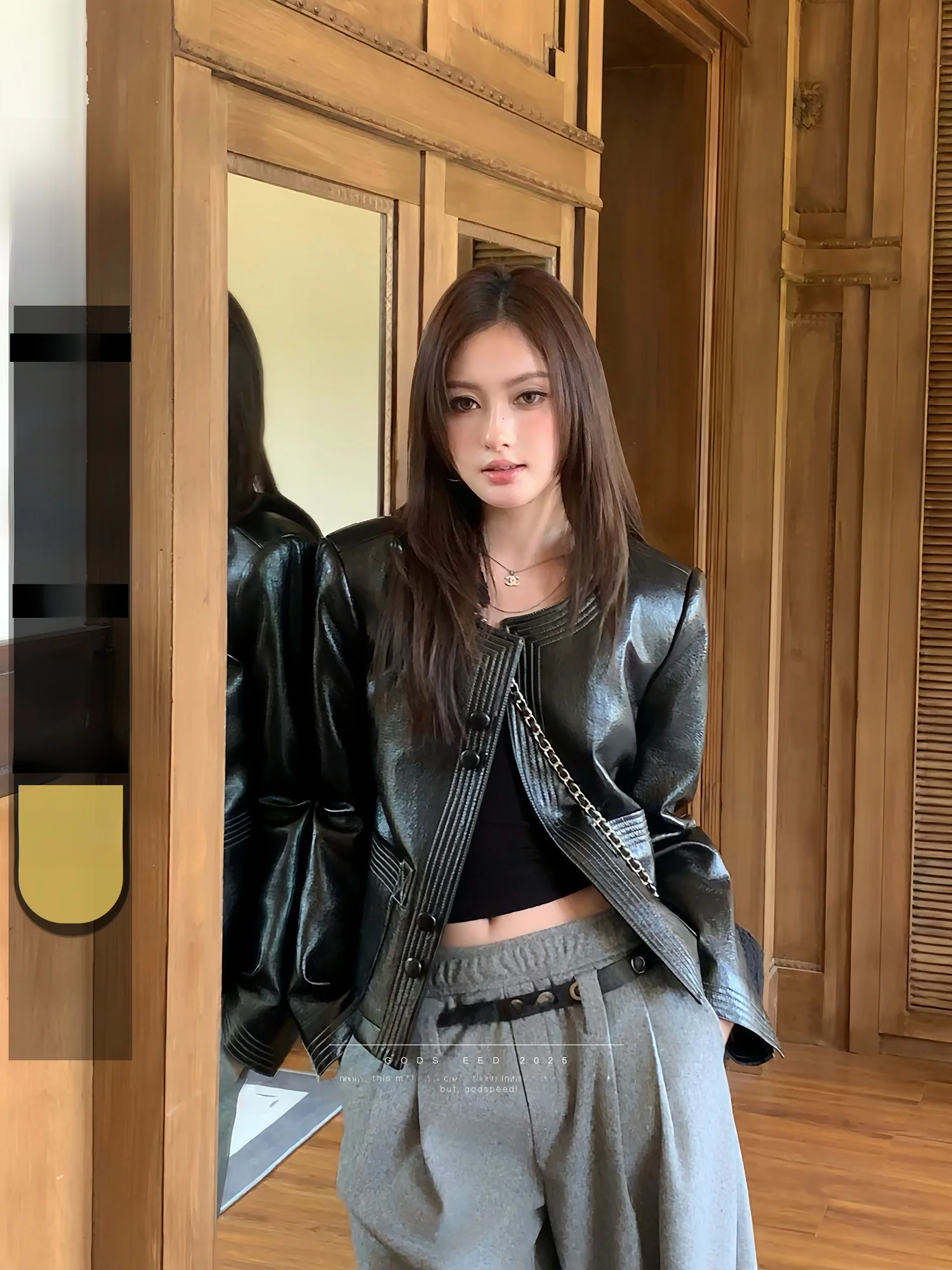 Кожаная куртка-косуха KAS в ретро-стиле, класса люкс, винтажная, женская, премиум-качества, удлиненная верхняя одежда
Кожаная куртка-косуха KAS в ретро-стиле, класса люкс, винтажная, женская, премиум-качества, удлиненная верхняя одежда