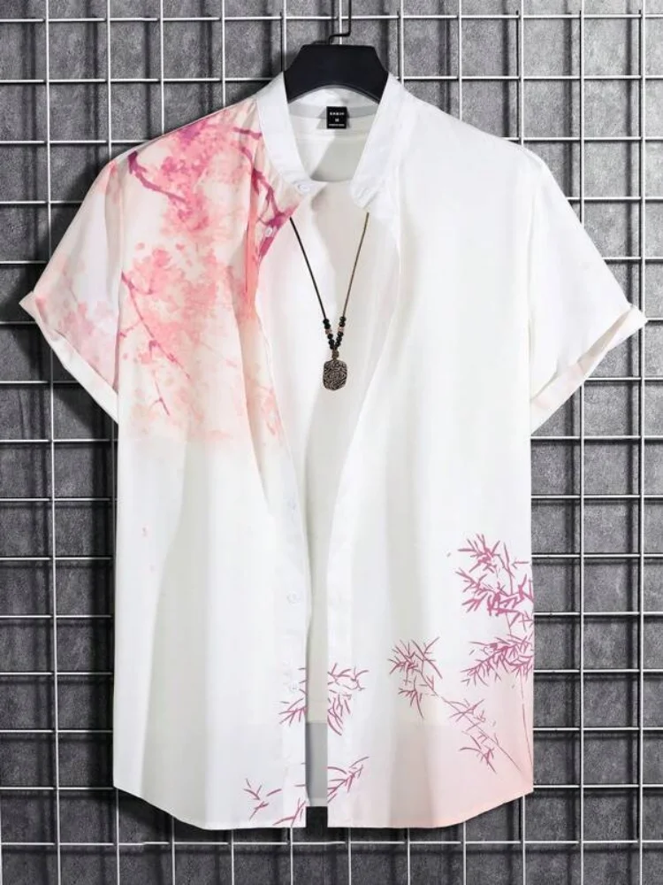 Simple men's shirt 3d print retro fashion tops loose oversized daily casual short sleeve shirt comfortable for men
Simple men's shirt 3d print retro fashion tops loose oversized daily casual short sleeve shirt comfortable for men