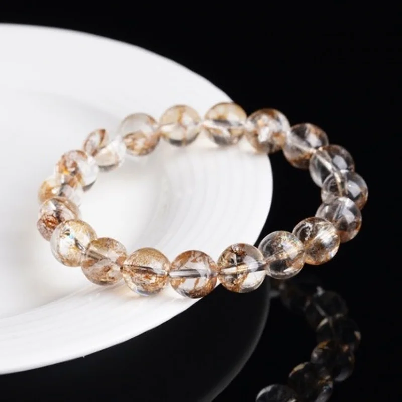 Men And Women, Starry Gold Foil Bead Bracelet
Men And Women, Starry Gold Foil Bead Bracelet