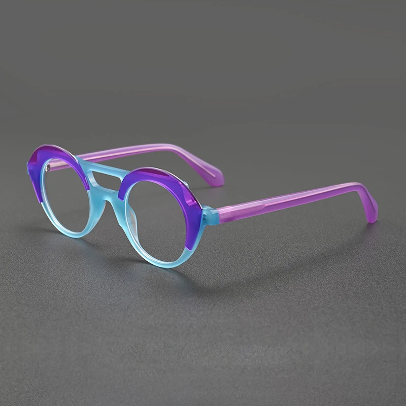 Retro Round Frame Double Beam Glasses Acetate for Women Myopia Reading Eyewear Personalized Men Optics Prescription Eyeglasses
Retro Round Frame Double Beam Glasses Acetate for Women Myopia Reading Eyewear Personalized Men Optics Prescription Eyeglasses