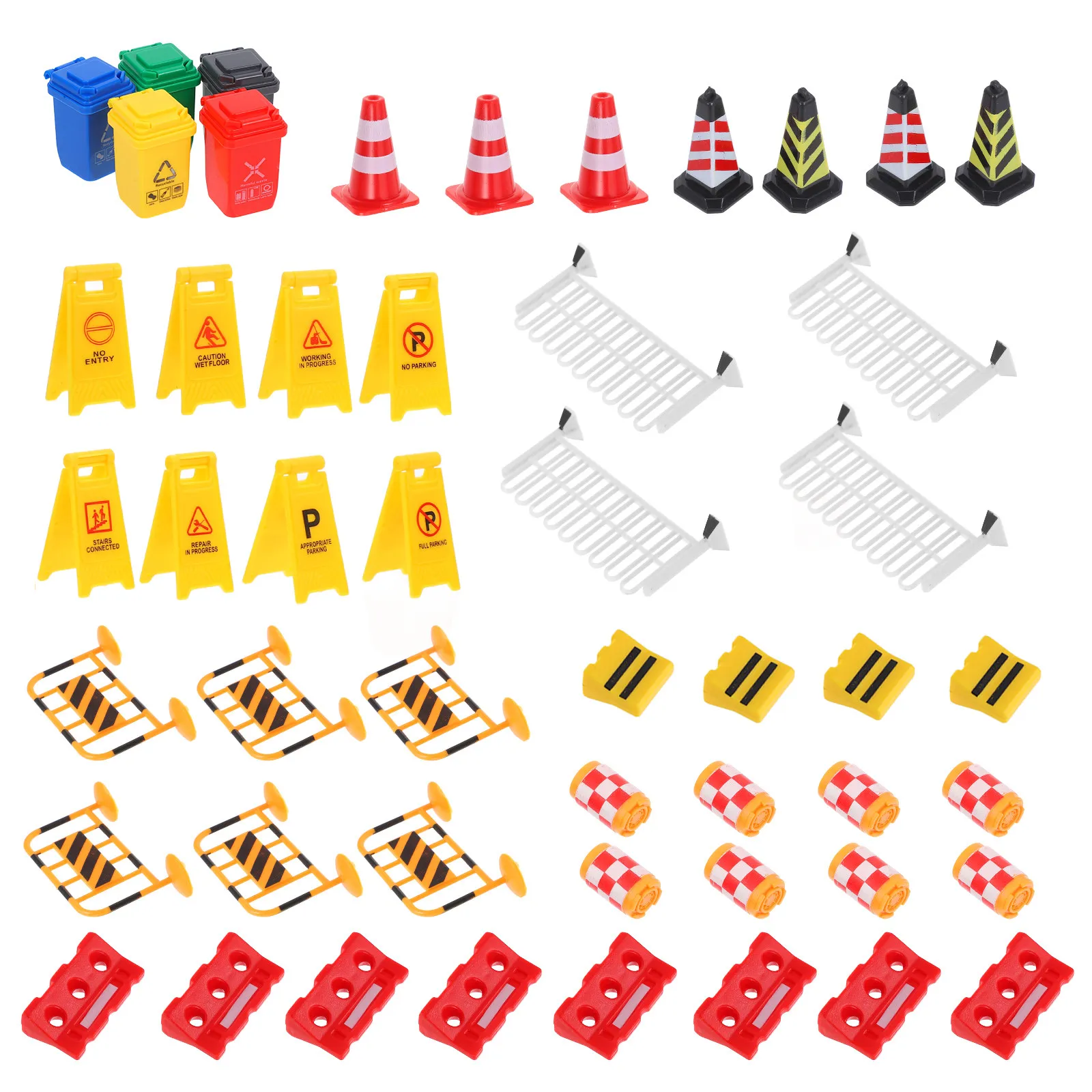 75Pcs Traffic Road Signs Playset Mini Stop Signs Traffic Cones Roadblocks for Kids Early Learning Pretend Play Outdoor Safety
75Pcs Traffic Road Signs Playset Mini Stop Signs Traffic Cones Roadblocks for Kids Early Learning Pretend Play Outdoor Safety