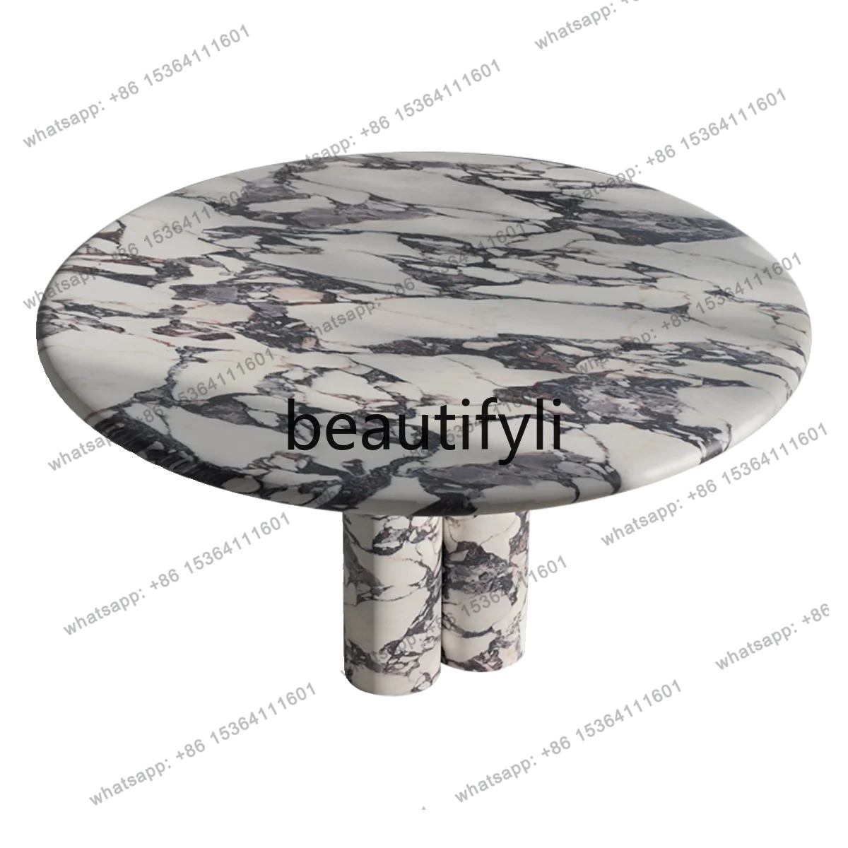 Marble dining table French retro light luxury villa large flat layer designer round table
Marble dining table French retro light luxury villa large flat layer designer round table