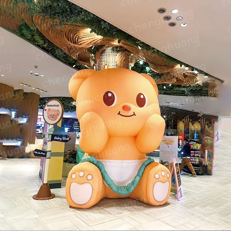 Inflatable cute little bear with blower, animal-based air model, outdoor activity decoration prop
Inflatable cute little bear with blower, animal-based air model, outdoor activity decoration prop