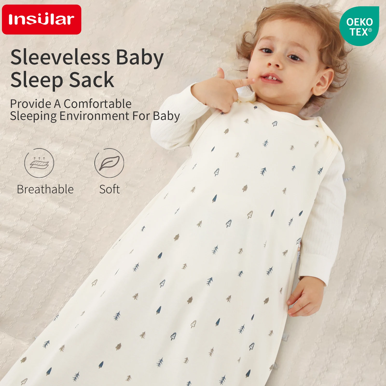 New Sleeveless 100% Cotton Vest Baby Sleeping Bag Thin Breathable Pajamas Anti-Kicking Cocoon for Newborn Envelope Sleep Sack
New Sleeveless 100% Cotton Vest Baby Sleeping Bag Thin Breathable Pajamas Anti-Kicking Cocoon for Newborn Envelope Sleep Sack
