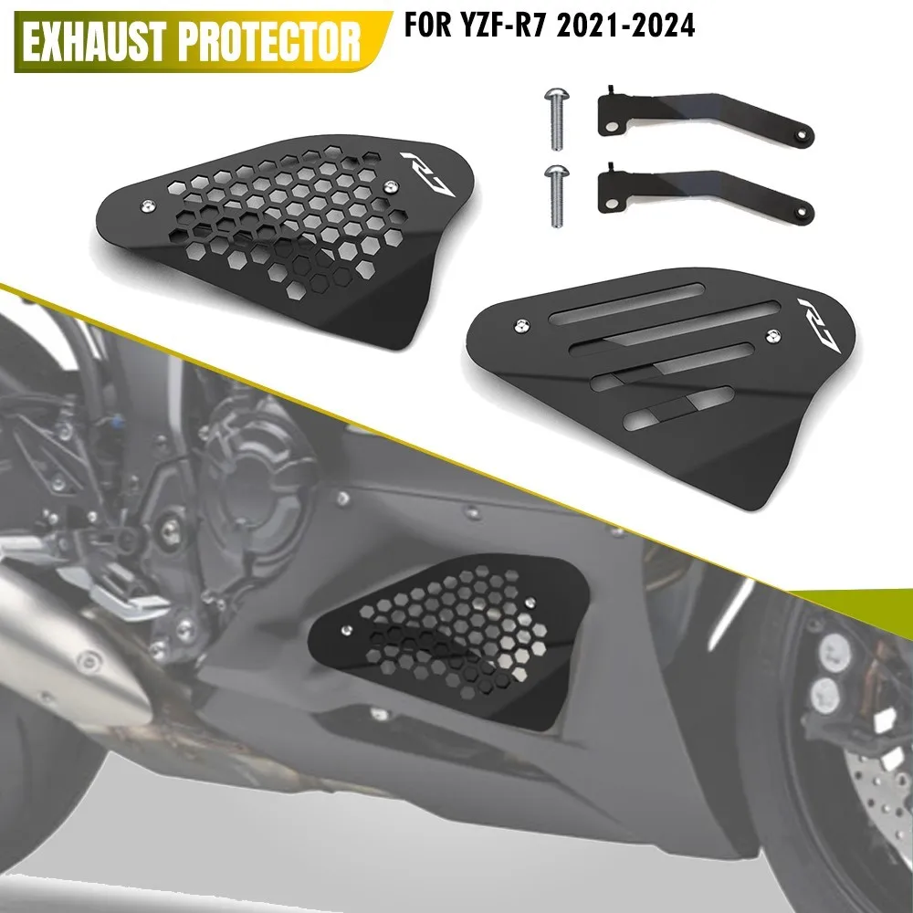 YZF R7 2025 2026 Exhaust Pipe Guards Protection For YAMAHA YZF-R7 2021~2024 Motorcycle 2022 2023 Muffler Protector Cover Shield
YZF R7 2025 2026 Exhaust Pipe Guards Protection For YAMAHA YZF-R7 2021~2024 Motorcycle 2022 2023 Muffler Protector Cover Shield