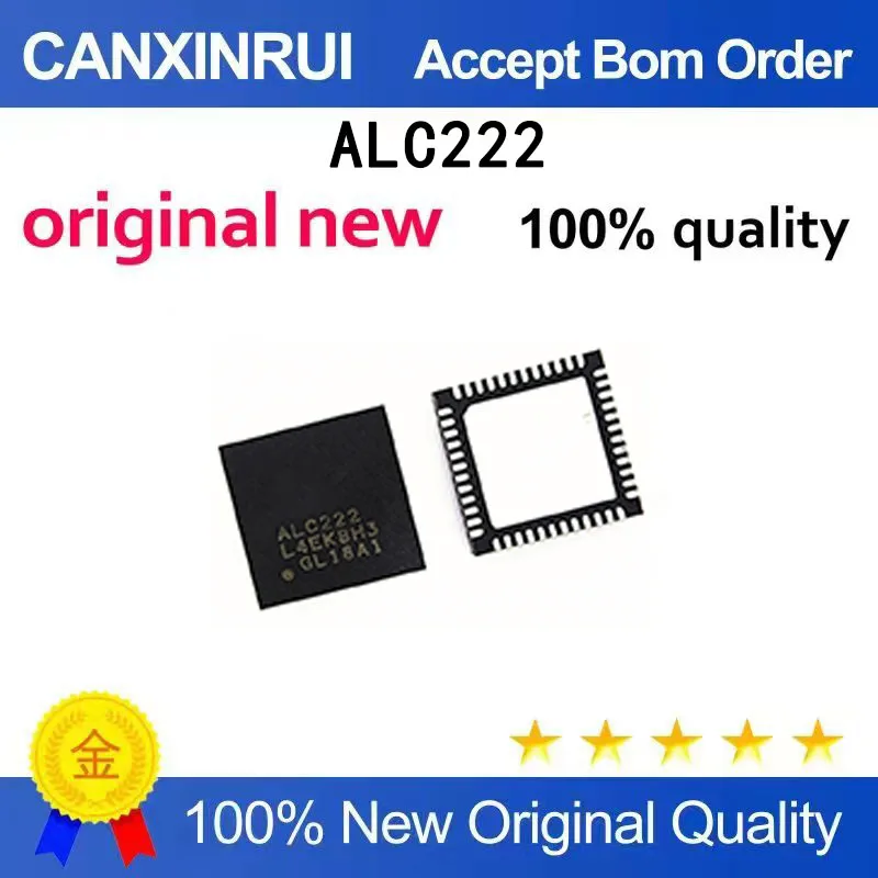 (5-100 pieces)ALC222 QFN48 brand new in stock
(5-100 pieces)ALC222 QFN48 brand new in stock