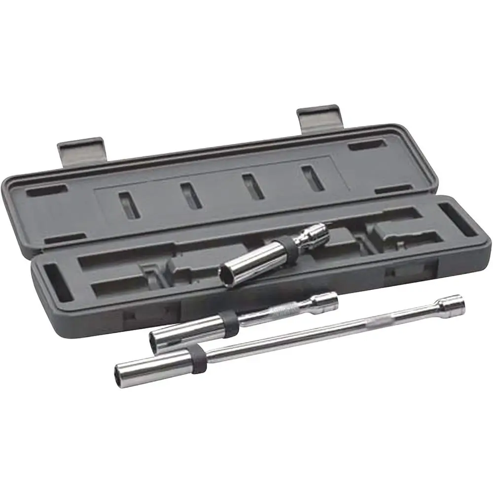 3/8 Drive 6-Point Magnetic Swivel Spark Plug Socket Set
3/8 Drive 6-Point Magnetic Swivel Spark Plug Socket Set