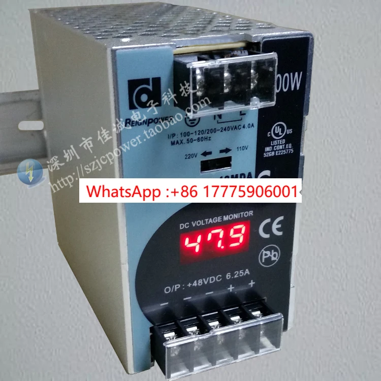 New original LP1300D-48MDA rail type switching power supply 300W48V6.25A
New original LP1300D-48MDA rail type switching power supply 300W48V6.25A