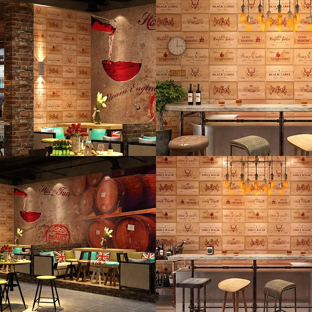 Retro Vintage Chinese Classical Wood Grain 3D Wallpaper for Wine Cellar Bar Restaurant Background
Retro Vintage Chinese Classical Wood Grain 3D Wallpaper for Wine Cellar Bar Restaurant Background