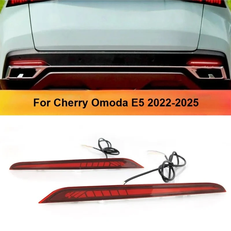 For Cherry OMODA E5 2022 2023 2024 2025 Car Led Rear Bumper Light Reflector Fog Lamp Modified DRL Driving Brake Light Accessory
For Cherry OMODA E5 2022 2023 2024 2025 Car Led Rear Bumper Light Reflector Fog Lamp Modified DRL Driving Brake Light Accessory