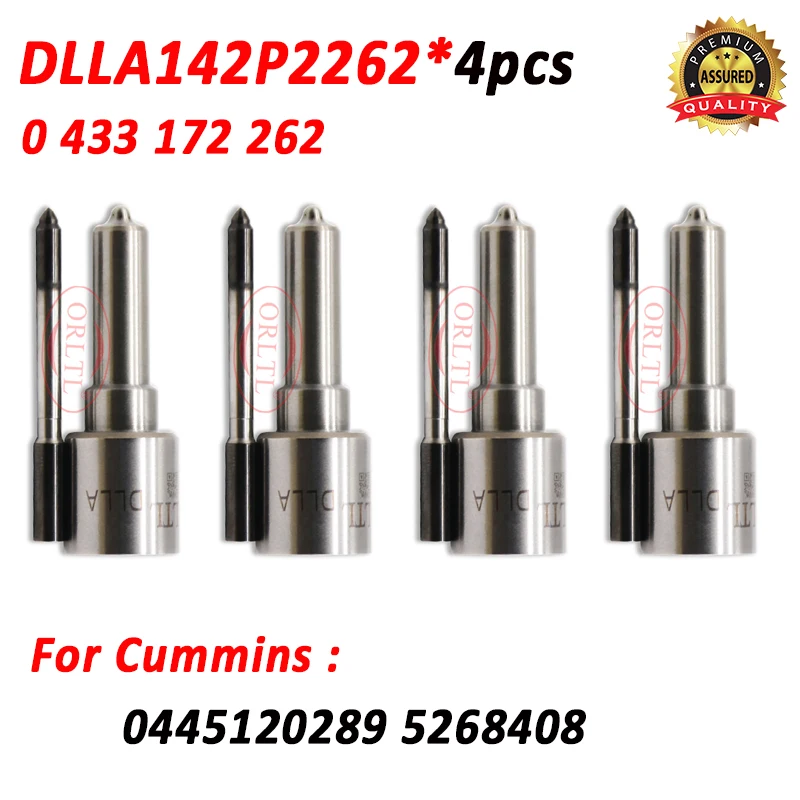 4шт DLLA142P2262 0433172262 Форсунка дизельного топлива DLLA 142P 2262 для Cummins 0445120289 5268408
4шт DLLA142P2262 0433172262 Форсунка дизельного топлива DLLA 142P 2262 для Cummins 0445120289 5268408
