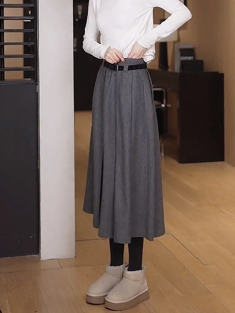 Oajer Flagship Store Women's High Waist A-Line Midi Skirt Autumn Winter Plaid Pleated Skirts Korean Style Polyester Fiber
Oajer Flagship Store Women's High Waist A-Line Midi Skirt Autumn Winter Plaid Pleated Skirts Korean Style Polyester Fiber