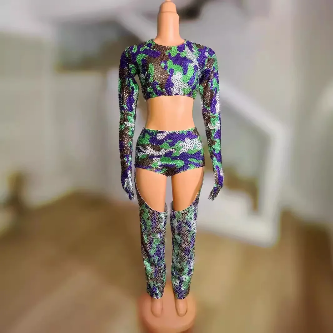 2024 New Bar Nightclub Costume DJ Camouflage Trousers Suit Party Evening Party Stage Wear skirt
2024 New Bar Nightclub Costume DJ Camouflage Trousers Suit Party Evening Party Stage Wear skirt