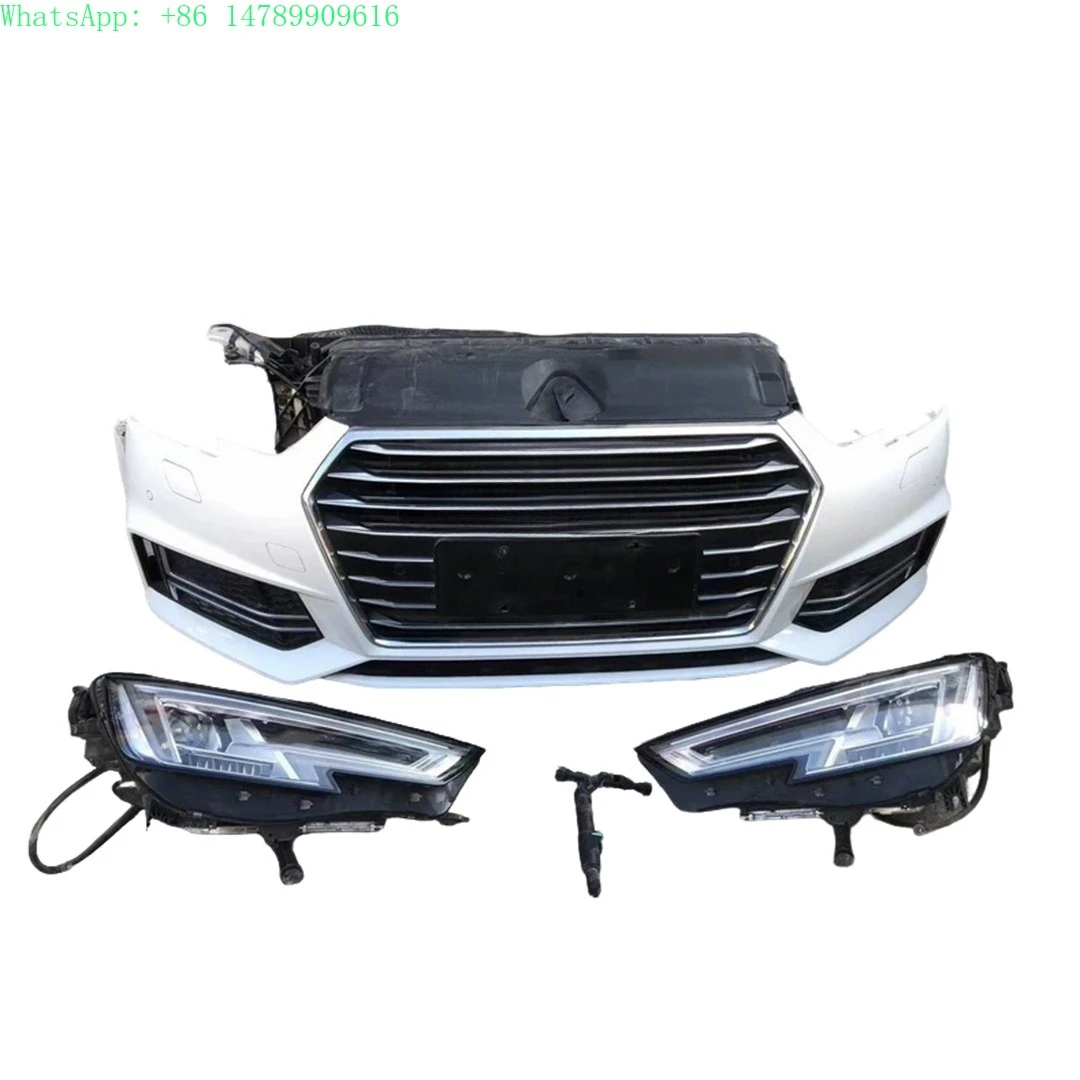 for A4 B9 Front Bumper Assembly with Headlights Tank Electronic Fan Bolt-On Upgrade Kit Plastic 2017-2019
for A4 B9 Front Bumper Assembly with Headlights Tank Electronic Fan Bolt-On Upgrade Kit Plastic 2017-2019