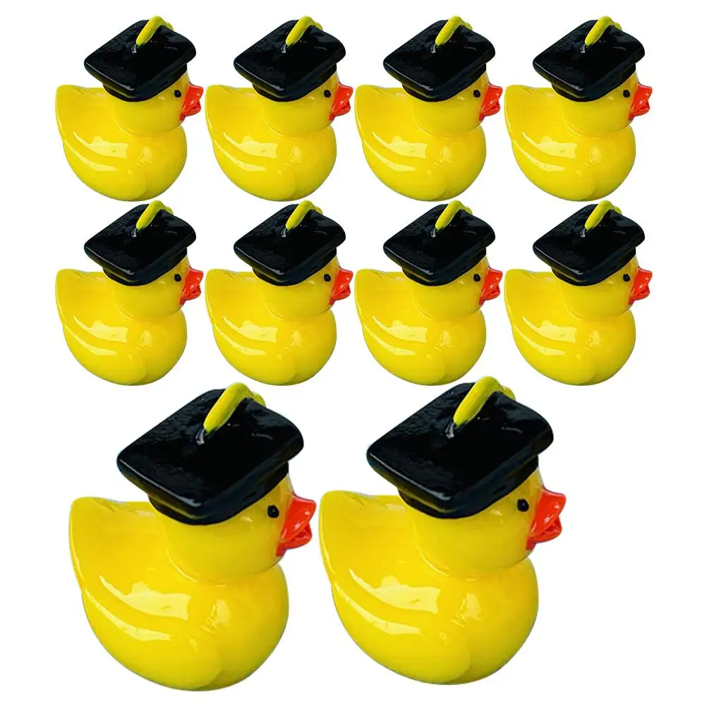 10 Pcs Graduation Hat Duckling Ornaments Prank Dollhouse Accessories Decorations Resin Micro Landscape Toys
10 Pcs Graduation Hat Duckling Ornaments Prank Dollhouse Accessories Decorations Resin Micro Landscape Toys