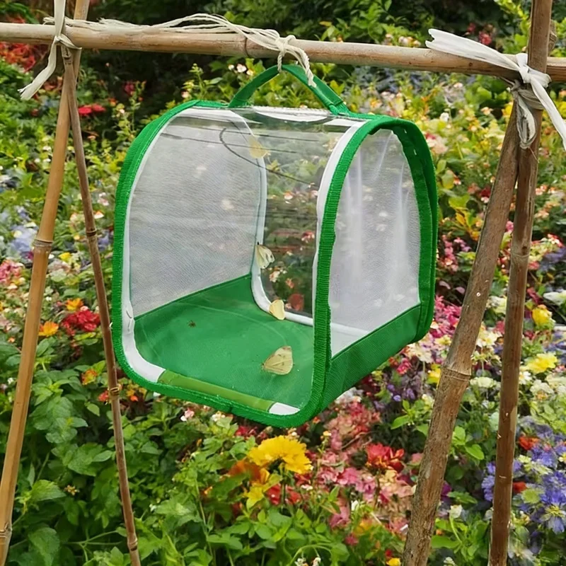 Collapsible Critter Box Clear PVC Insect Butterfly Habitat Cage Portable Outdoor Observer For DIY Insect Observation Supplies
Collapsible Critter Box Clear PVC Insect Butterfly Habitat Cage Portable Outdoor Observer For DIY Insect Observation Supplies