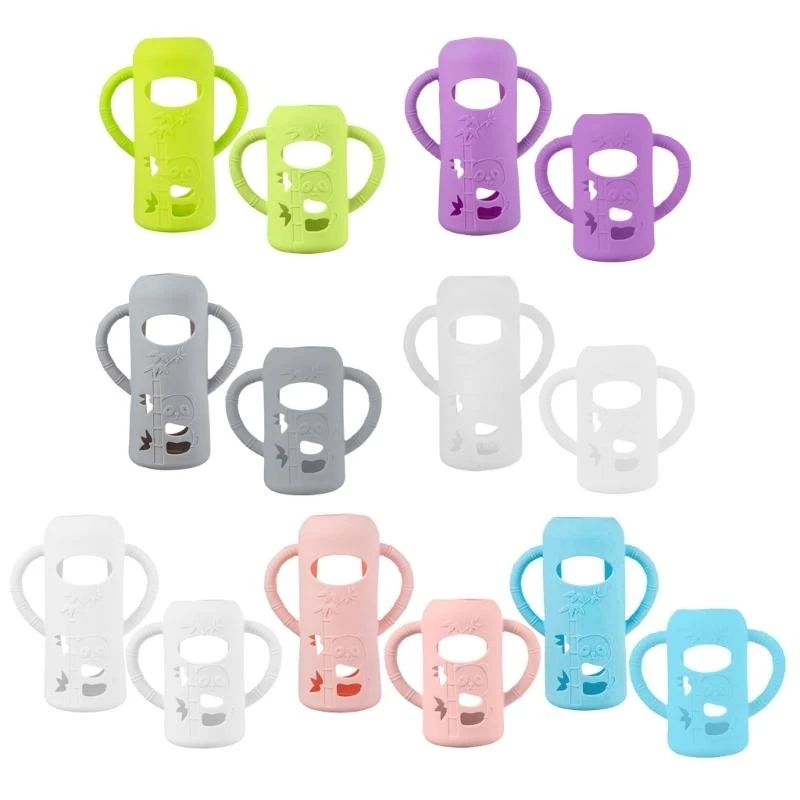 120ML/250ML Silicone Bottle Handle for Baby Bottles Easy Grip Handle Can fit for Most Bottles BPA-free Soft Protective Sleeve
120ML/250ML Silicone Bottle Handle for Baby Bottles Easy Grip Handle Can fit for Most Bottles BPA-free Soft Protective Sleeve
