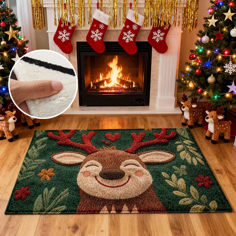 Christmas Santa Claus Welcome Door Mat Washable Indoor Outdoor Entrance Carpet Non-Slip Backing for Kitchen Bathroom Home Decor
Christmas Santa Claus Welcome Door Mat Washable Indoor Outdoor Entrance Carpet Non-Slip Backing for Kitchen Bathroom Home Decor