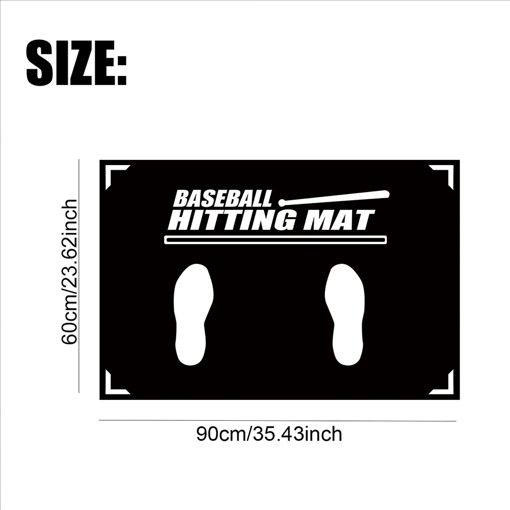 Baseball Batting Cushion 90x60cm Softball Batting Cage Practice Hitting Mat with Toes Facing Place Baseball Training Accessories
Baseball Batting Cushion 90x60cm Softball Batting Cage Practice Hitting Mat with Toes Facing Place Baseball Training Accessories