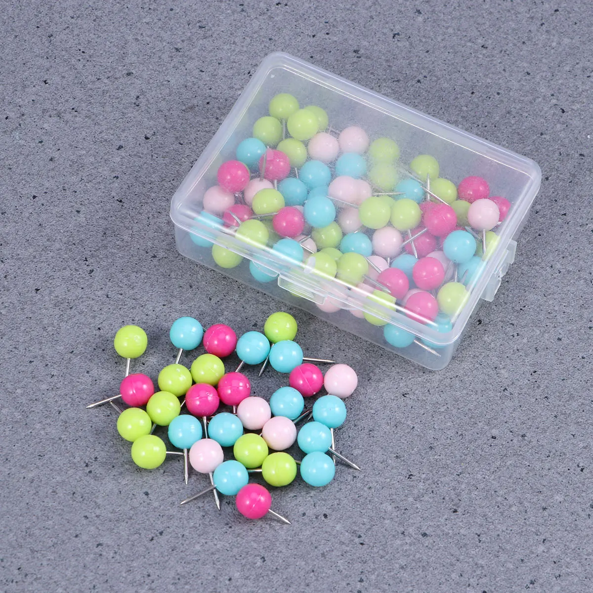 100 Pcs Ball Nail Pushpins Rose Gold Thumbtacks for Maps Corkboard Wall Assorted Colors SecurelyInserted EasilyRemoved
100 Pcs Ball Nail Pushpins Rose Gold Thumbtacks for Maps Corkboard Wall Assorted Colors SecurelyInserted EasilyRemoved