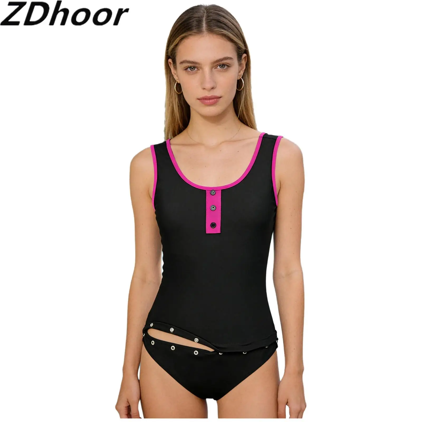 Womens Adaptive Bodysuit Swimwear with Removable Chest Pads Sleeveless Low Back Openable Crotch Elderly Disability Bathing Suit
Womens Adaptive Bodysuit Swimwear with Removable Chest Pads Sleeveless Low Back Openable Crotch Elderly Disability Bathing Suit