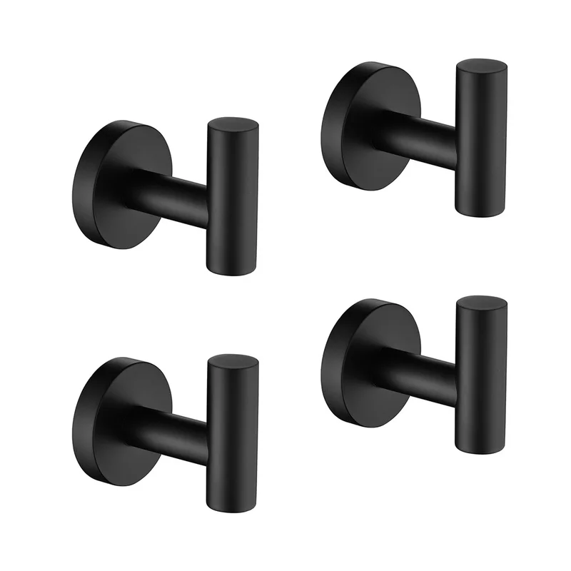 4-Pack Stainless Steel Wall-Mounted Towel & Coat Hooks for Bathroom, Bedroom, Kitchen
4-Pack Stainless Steel Wall-Mounted Towel & Coat Hooks for Bathroom, Bedroom, Kitchen