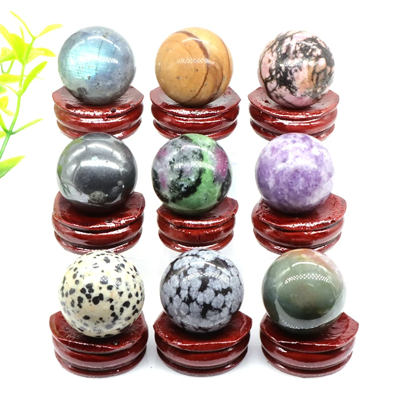 25MM Natural Crystal Ball Reiki Healing Quartz Stones Round Gemstones Collection Mineral Wicca Chakra Massage Globe Home Decore
25MM Natural Crystal Ball Reiki Healing Quartz Stones Round Gemstones Collection Mineral Wicca Chakra Massage Globe Home Decore