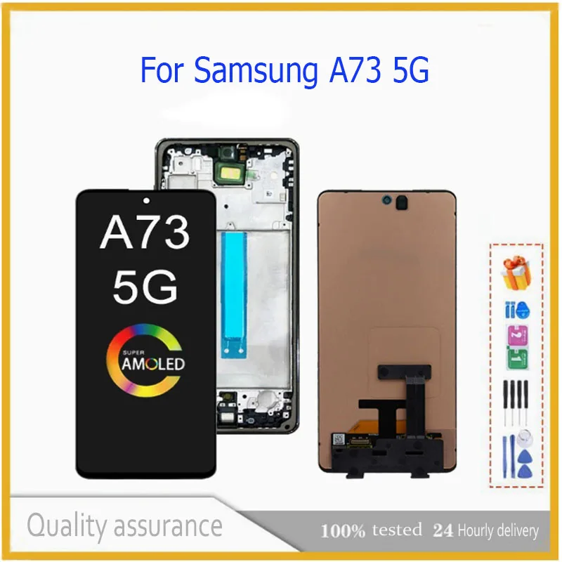 Reemplazo de pantalla Super AMOLED A73 5G для Samsung A73 5G A736 A736B A736B/DS pantalla táctil Lcd con marco
Reemplazo de pantalla Super AMOLED A73 5G для Samsung A73 5G A736 A736B A736B/DS pantalla táctil Lcd con marco