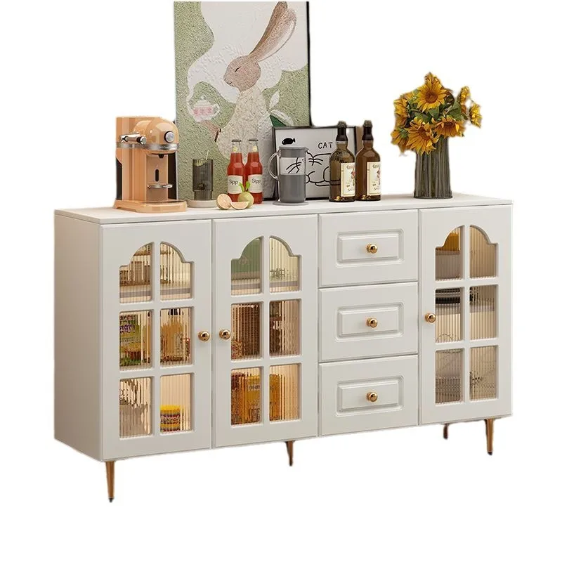 New glass door dining side cabinet household solid wood living room European locker modern simple kitchen cupboard storage
New glass door dining side cabinet household solid wood living room European locker modern simple kitchen cupboard storage