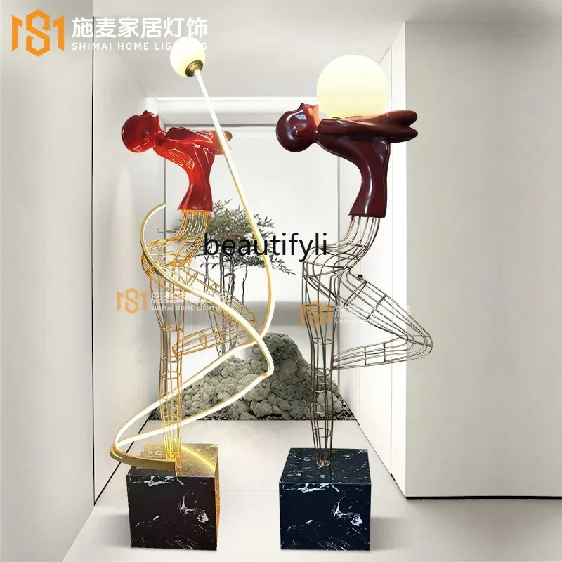Cy56 Postmodern figure art sculpture floor lamp, light luxury fiberglass large-scale decoration ornament
Cy56 Postmodern figure art sculpture floor lamp, light luxury fiberglass large-scale decoration ornament