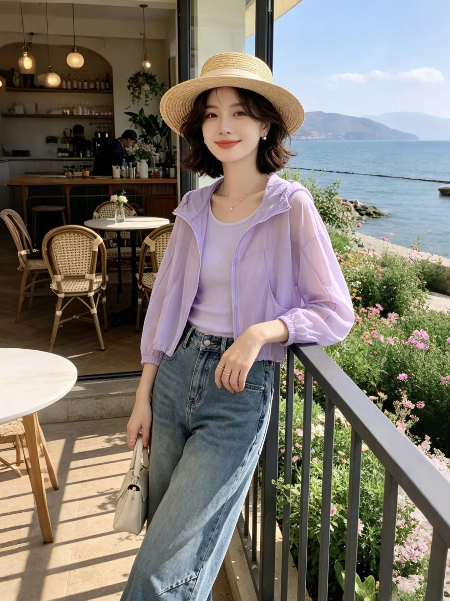 Korean Style Short Zipper Hoodie Women's Lightweight Versatile Summer Outerwear Breathable Casual Fashion Design Coat
Korean Style Short Zipper Hoodie Women's Lightweight Versatile Summer Outerwear Breathable Casual Fashion Design Coat