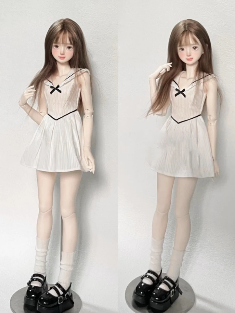 Одежда для кукол bjd подходит для платьев без рукавов в школьном стиле 1/4 Blythe размером 2 цвета в качестве аксессуаров для кукол.
Одежда для кукол bjd подходит для платьев без рукавов в школьном стиле 1/4 Blythe размером 2 цвета в качестве аксессуаров для кукол.