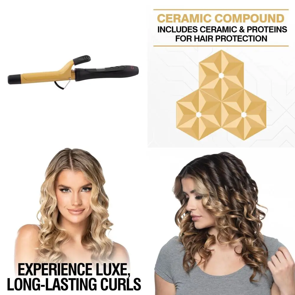 Керамическая плойка для создания шелковистых локонов, регулируемая температура, автоматическое отключение, 1 цилиндр
Керамическая плойка для создания шелковистых локонов, регулируемая температура, автоматическое отключение, 1 цилиндр