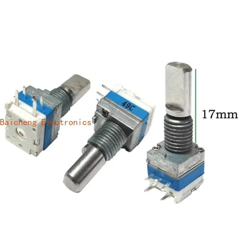 10PCS encoder 09 walkie talkie with press switch 20 positioning 20 pulse potentiometer 5-pin 17 half shaft
10PCS encoder 09 walkie talkie with press switch 20 positioning 20 pulse potentiometer 5-pin 17 half shaft