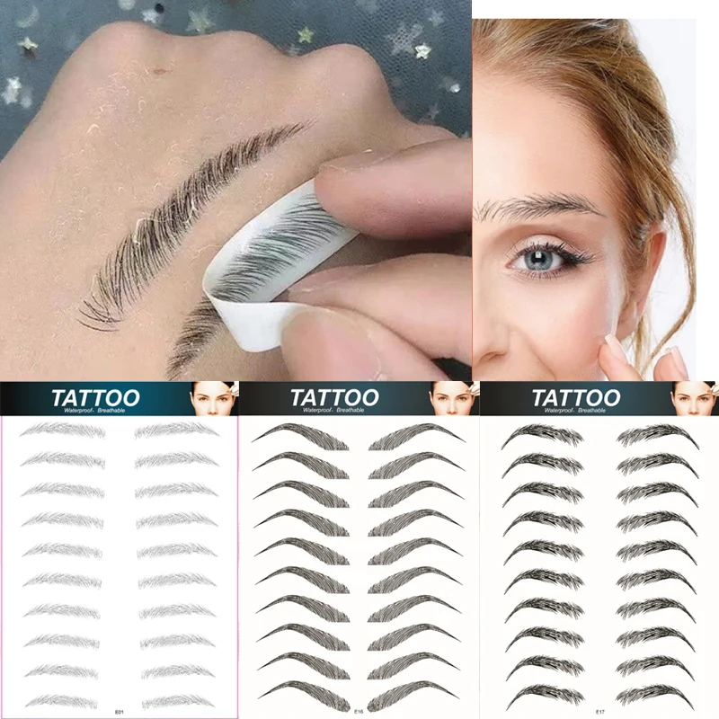 Black Eyebrow Tattoo Sticker Waterproof Makeup Tattoo Long Lasting False Eyebrows Stickers for Brow Grooming Shaping
Black Eyebrow Tattoo Sticker Waterproof Makeup Tattoo Long Lasting False Eyebrows Stickers for Brow Grooming Shaping