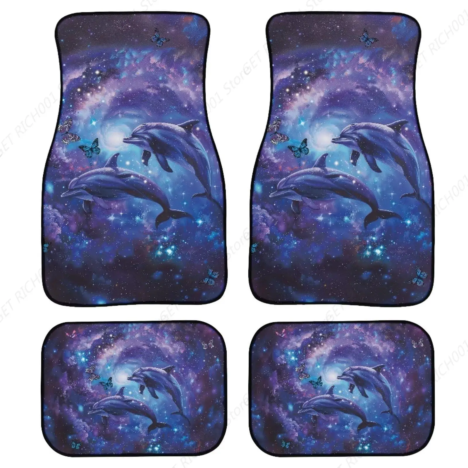 Alfombrillas Coche Dolphin Butterfly Galaxy, Alfombrillas Goma Resistentes Para Coche, Juego Alfombrillas Para Coche 4-Pieces
Alfombrillas Coche Dolphin Butterfly Galaxy, Alfombrillas Goma Resistentes Para Coche, Juego Alfombrillas Para Coche 4-Pieces