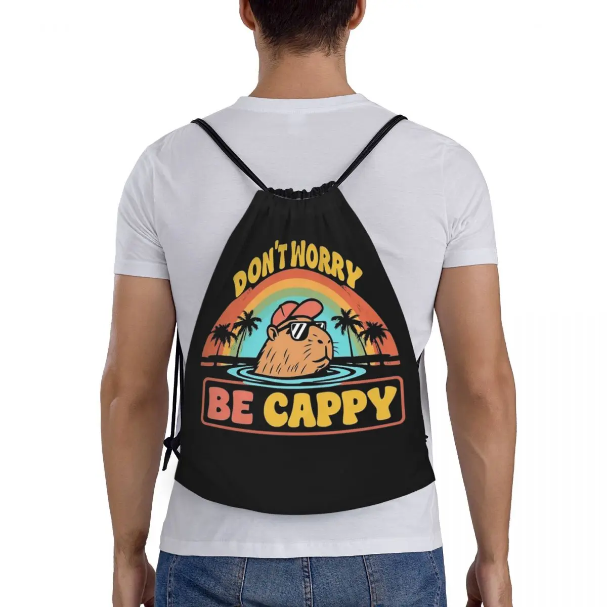 Embrace The Capybara Craze Don't Worry Be Cappy Backpacks Drawstring Bundle Pocket Shoes Bag Book Bags For Man Woman School
Embrace The Capybara Craze Don't Worry Be Cappy Backpacks Drawstring Bundle Pocket Shoes Bag Book Bags For Man Woman School