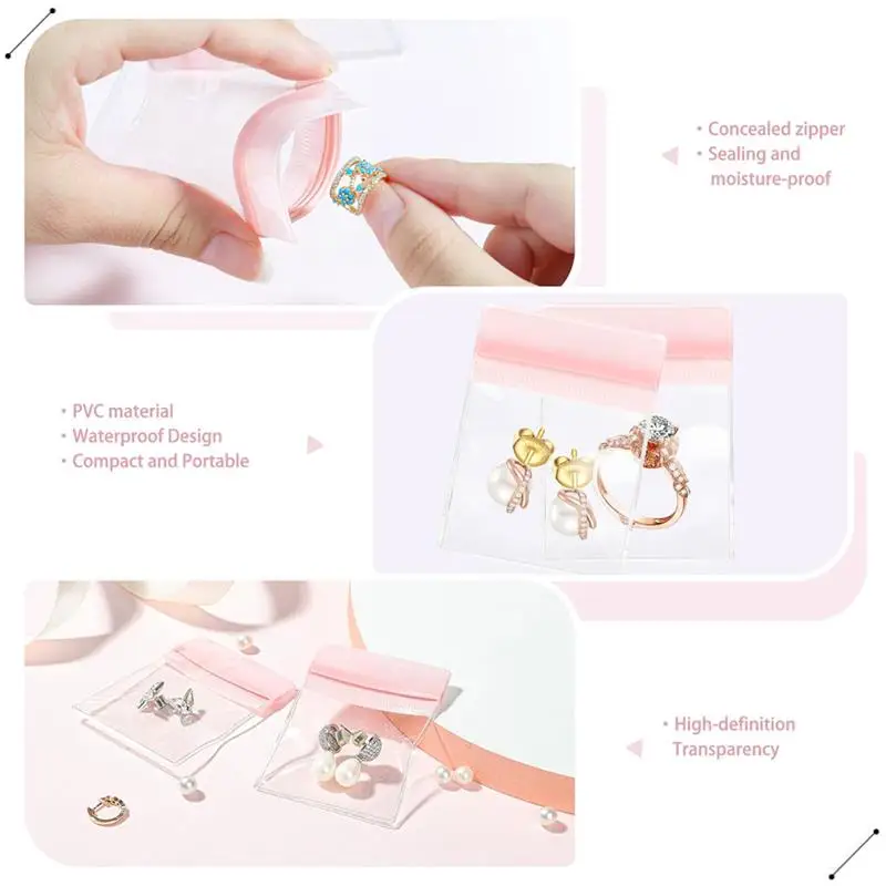 Acrylic Jewelry Box,Clear Jewelry Organizer With 20 PVC Portable Anti Oxidizing Zipper Bags,Travel Jewelry Case
Acrylic Jewelry Box,Clear Jewelry Organizer With 20 PVC Portable Anti Oxidizing Zipper Bags,Travel Jewelry Case