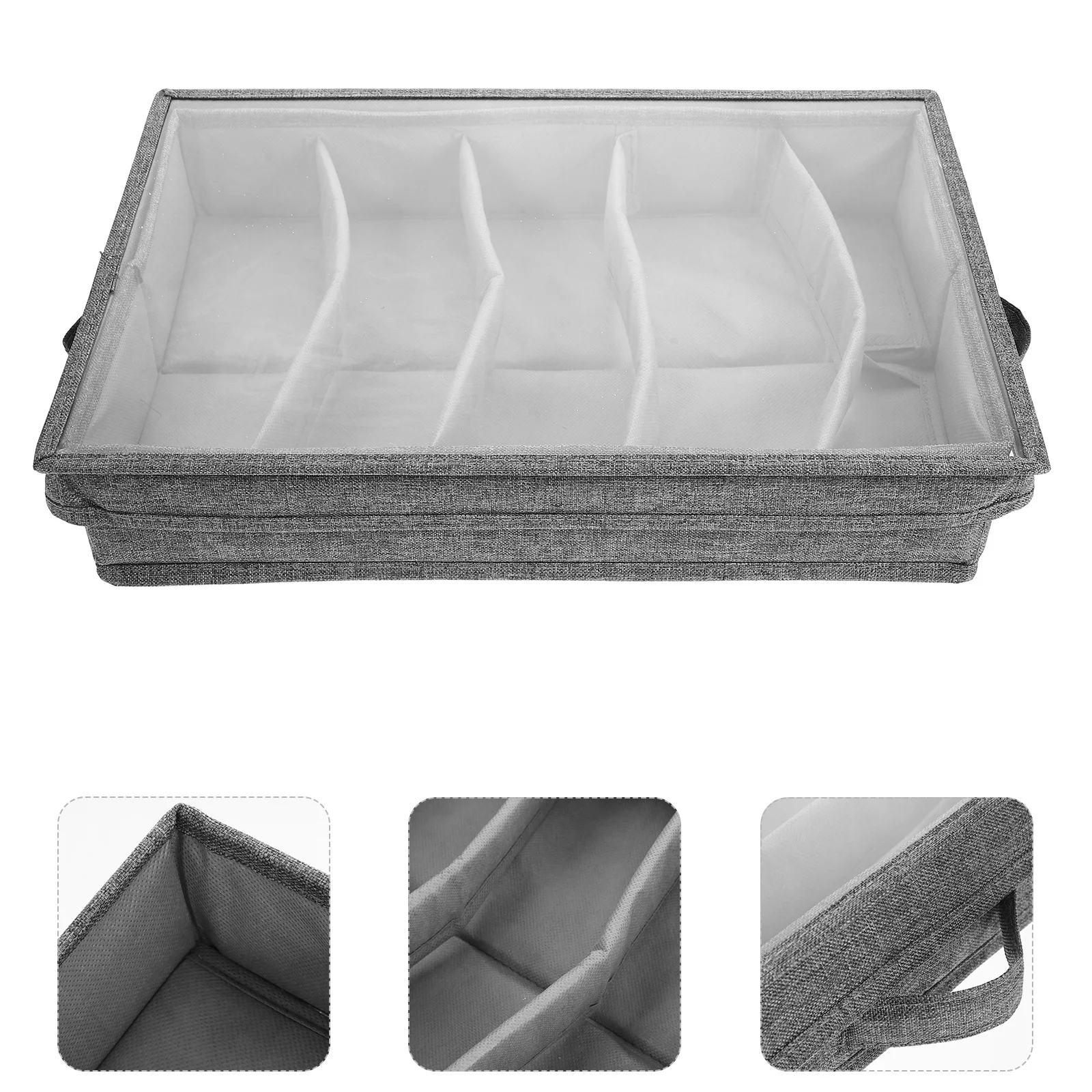 Cutlery Storage Box Foldable Divider Case Portable ganizer Supplies Grey Holders Chest Utensil Accessories Compartment
Cutlery Storage Box Foldable Divider Case Portable ganizer Supplies Grey Holders Chest Utensil Accessories Compartment