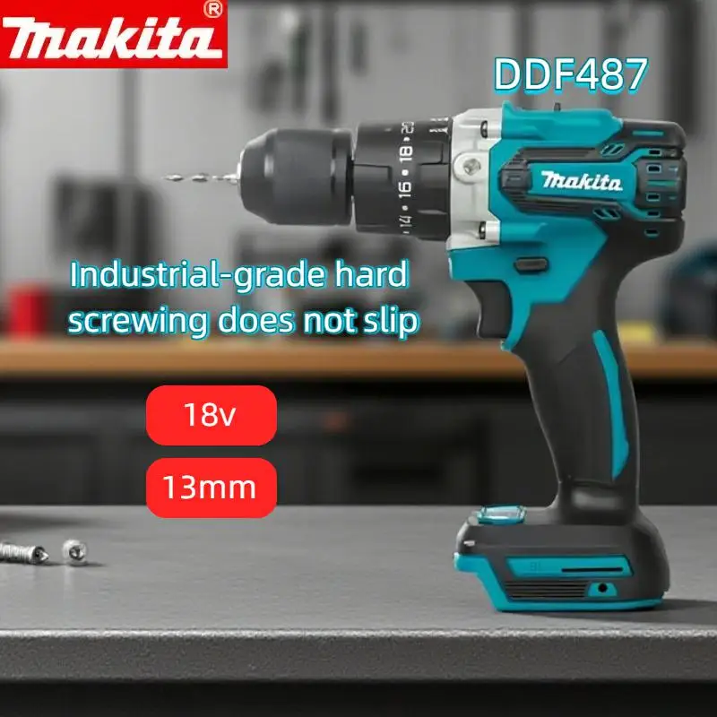 Makita DDF487 18V LXT Brushless Cordless Driver Drill - 13mm Keyless Chuck with LED Light (Tool Only)
Makita DDF487 18V LXT Brushless Cordless Driver Drill - 13mm Keyless Chuck with LED Light (Tool Only)