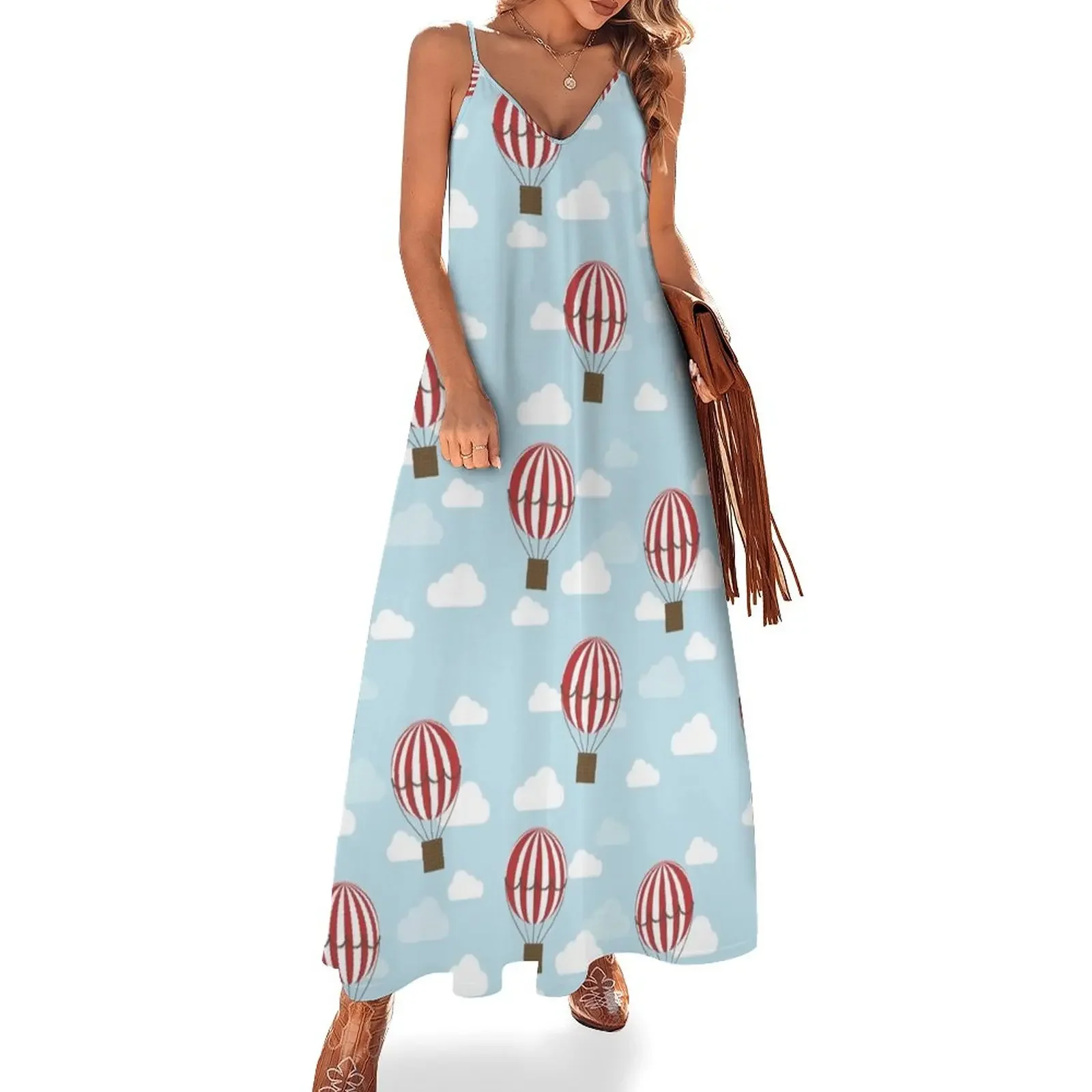 Hot Air Balloons Sleeveless Dress party dress women elegant luxury cute dress Woman clothing
Hot Air Balloons Sleeveless Dress party dress women elegant luxury cute dress Woman clothing