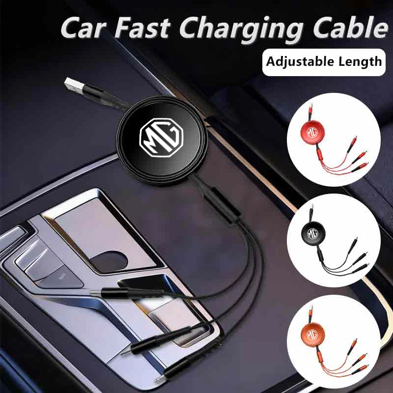 Car 3-in-1 Data Cable USB Type-C Multi-Port Fast Charging Accessories For Morris Garages MG 3 5 6 7 HS ZS GT ZR RX5 RX8 350 550
Car 3-in-1 Data Cable USB Type-C Multi-Port Fast Charging Accessories For Morris Garages MG 3 5 6 7 HS ZS GT ZR RX5 RX8 350 550