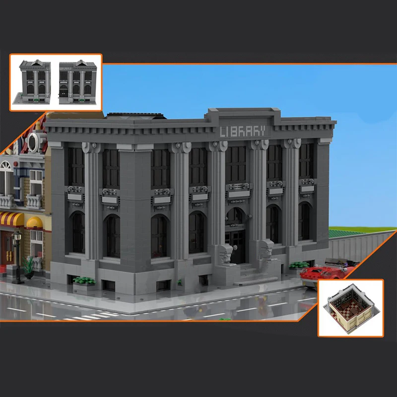 3602PCS MOC Library Modular Architecture Building Block Model Creative Children Brick Toy Birthday Building Gift
3602PCS MOC Library Modular Architecture Building Block Model Creative Children Brick Toy Birthday Building Gift