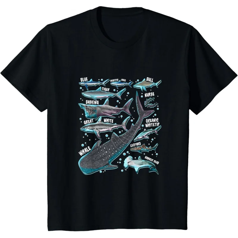 Shark Species Shark Gifts Shark Faces Gift t shirt Vintage Graphic Tee 100% cotton printed clothes All size Tops Short Sleeve
Shark Species Shark Gifts Shark Faces Gift t shirt Vintage Graphic Tee 100% cotton printed clothes All size Tops Short Sleeve