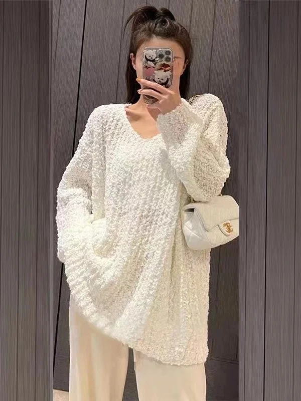 Chic Sexy Mixed Color Aosphere Knitwear V-Ne Lazy Sle Faionable Sweater Casual Sle Regular Fit Spring Season Polyes...
Chic Sexy Mixed Color Aosphere Knitwear V-Ne Lazy Sle Faionable Sweater Casual Sle Regular Fit Spring Season Polyes...