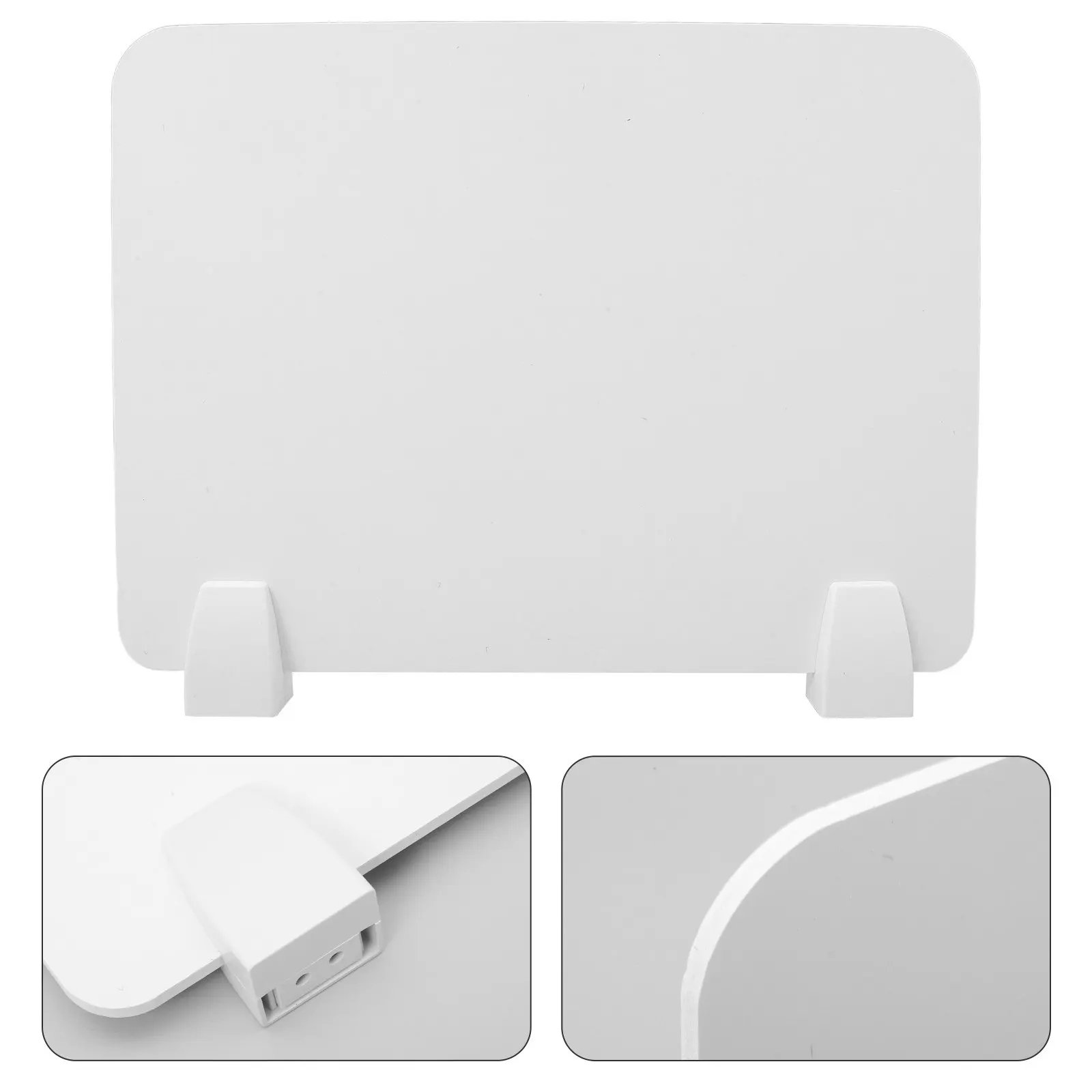 1 Set Desktop Divider Screen Privacy Board Sneeze Guard Barrier for Students Office Countertop Protective Shield Panel
1 Set Desktop Divider Screen Privacy Board Sneeze Guard Barrier for Students Office Countertop Protective Shield Panel