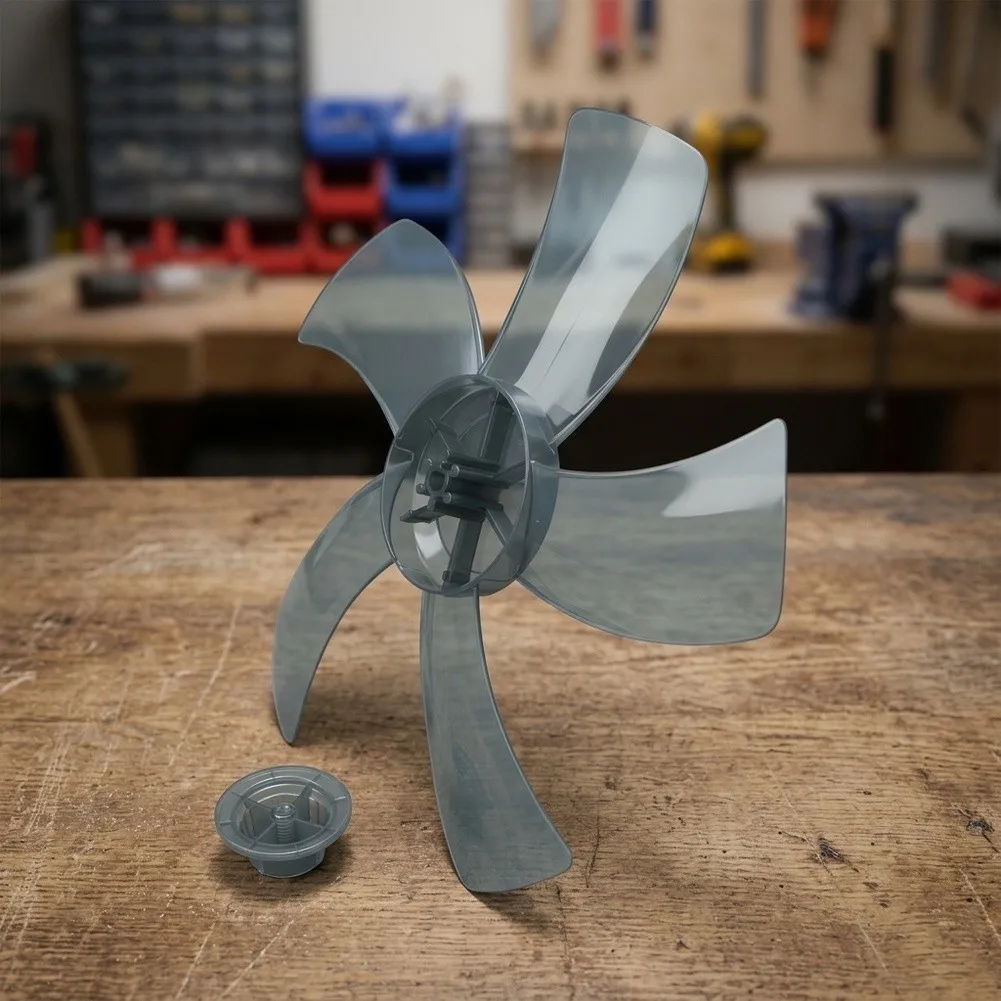 Fan Blade Set 12 Inch Five Leaf Design with Nut Cover for Pedestal Fan Replacement Fits 280mm Stand Fan and Desktop Fan Models
Fan Blade Set 12 Inch Five Leaf Design with Nut Cover for Pedestal Fan Replacement Fits 280mm Stand Fan and Desktop Fan Models