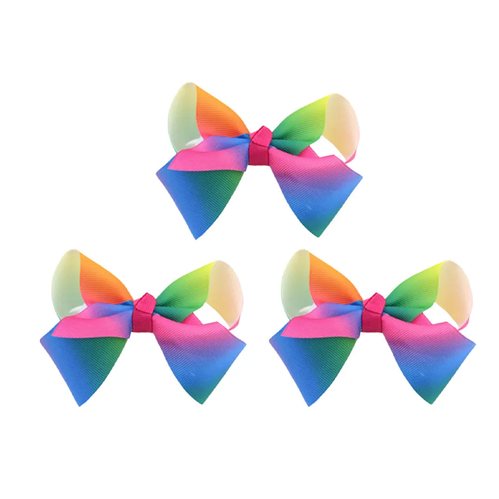 3Pcs Gradient Color Hair Clips Rainbow Bowknot Fabric Hairpins Accessories for Girls Kids Perfect for School Festival Party Gift
3Pcs Gradient Color Hair Clips Rainbow Bowknot Fabric Hairpins Accessories for Girls Kids Perfect for School Festival Party Gift