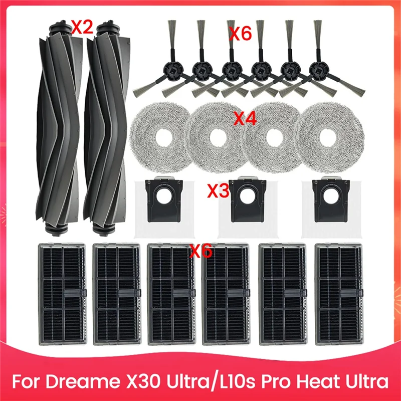 IALJ-For Dreame X30 Ultra/L10s Pro Heat Ultra Робот-пылесос Основная боковая щетка Hepa-фильтры Швабра Pad Мешки для пыли Аксессуары
IALJ-For Dreame X30 Ultra/L10s Pro Heat Ultra Робот-пылесос Основная боковая щетка Hepa-фильтры Швабра Pad Мешки для пыли Аксессуары